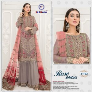 Shanaya Rose Bridal S 102 Heavy Georgette Pakistani Suits