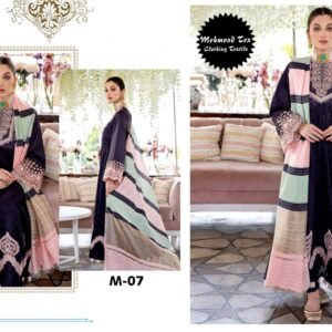 Mehmood Tex M 07 Cotton Heavy Embroidery Work Pakistani Suits