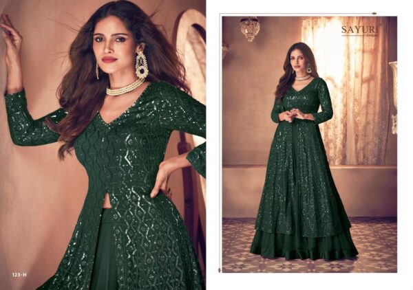 Sayuri Designer Noor Platinum Pro Fancy Party Wear Gown Collection Wholesaler