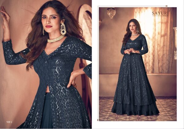 Sayuri Designer Noor Platinum Pro Fancy Party Wear Gown Collection Wholesaler