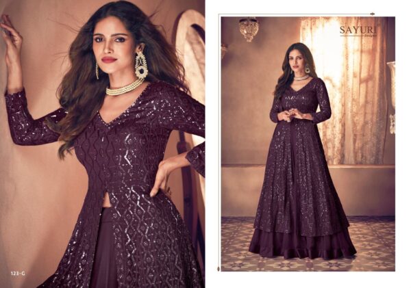 Sayuri Designer Noor Platinum Pro Fancy Party Wear Gown Collection Wholesaler