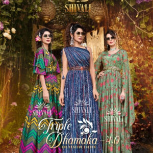 Shivali Triple Dhamaka 4.0 Wedding Wear Gowns