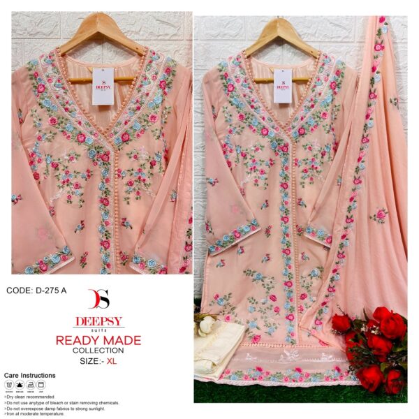 Deepsy Suit D 275 Georgette Readymade Pakistani Suit