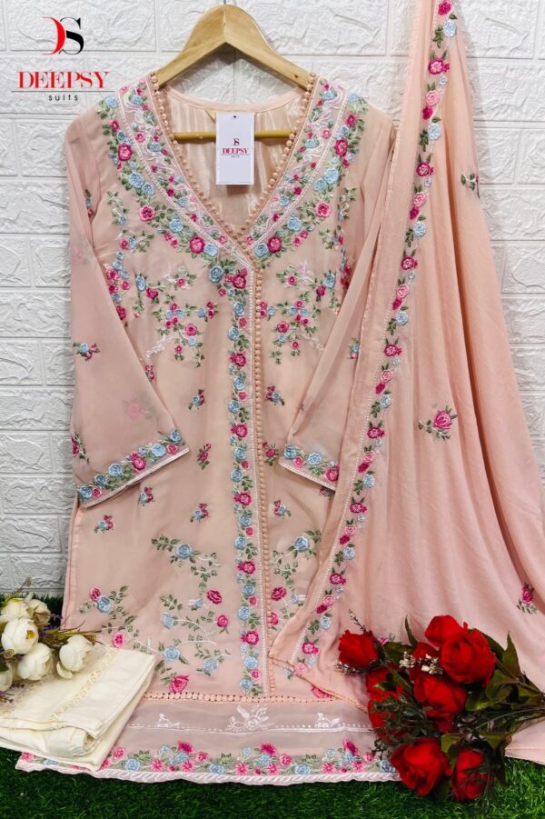 Deepsy Suit D 275 Georgette Readymade Pakistani Suit