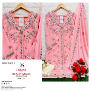 Deepsy Suit D 275 Georgette Readymade Pakistani Suit
