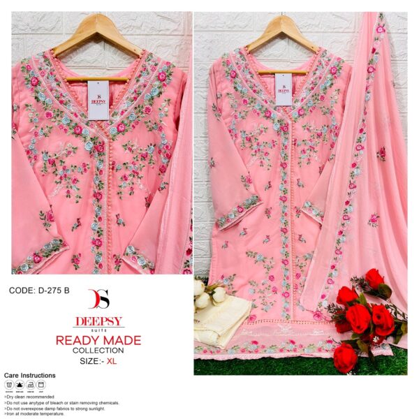 Deepsy Suit D 275 Georgette Readymade Pakistani Suit