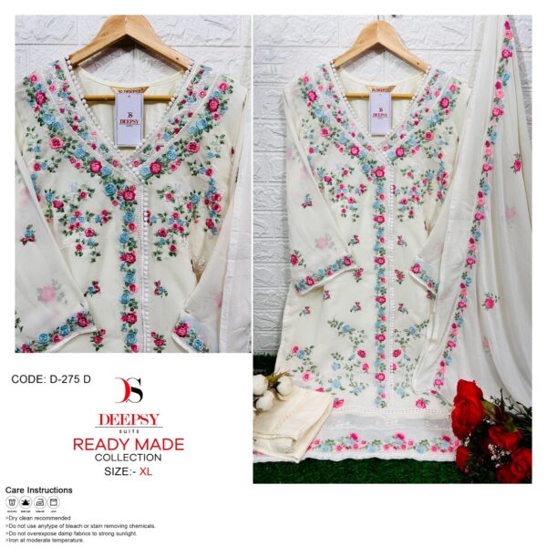Deepsy Suit D 275 Georgette Readymade Pakistani Suit