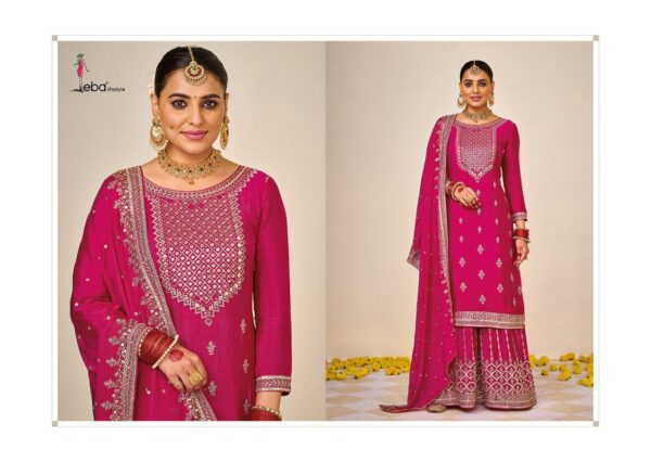 EBA HURMA VOL 38 DESIGNER EMBROIDERED SUITS KARWA CHOUTH