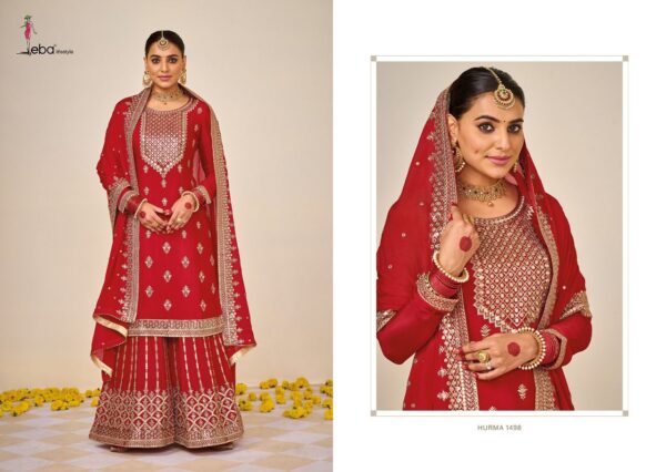 EBA HURMA VOL 38 DESIGNER EMBROIDERED SUITS KARWA CHOUTH