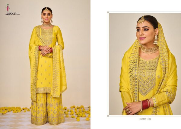 EBA HURMA VOL 38 DESIGNER EMBROIDERED SUITS KARWA CHOUTH