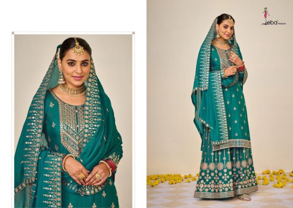 EBA HURMA VOL 38 DESIGNER EMBROIDERED SUITS KARWA CHOUTH
