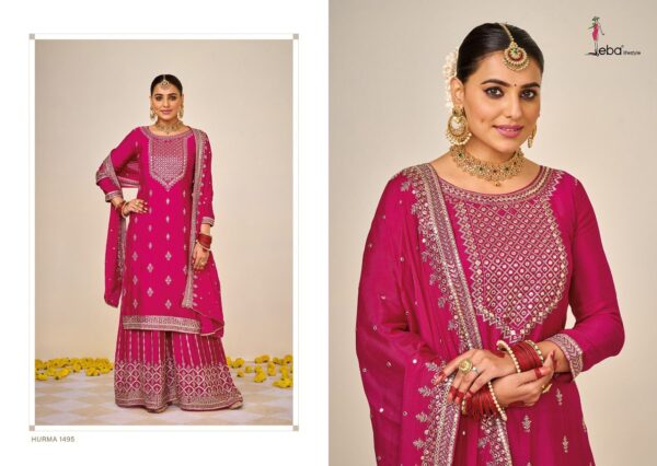 EBA HURMA VOL 38 DESIGNER EMBROIDERED SUITS KARWA CHOUTH