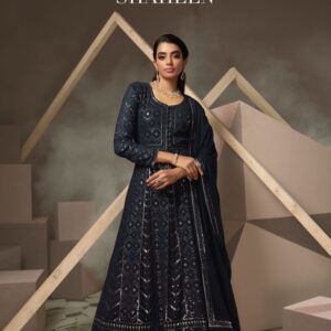 FIONA SHAHEEN GEORGETTE DESIGNER SUITS LATEST CATALOGUE 2023