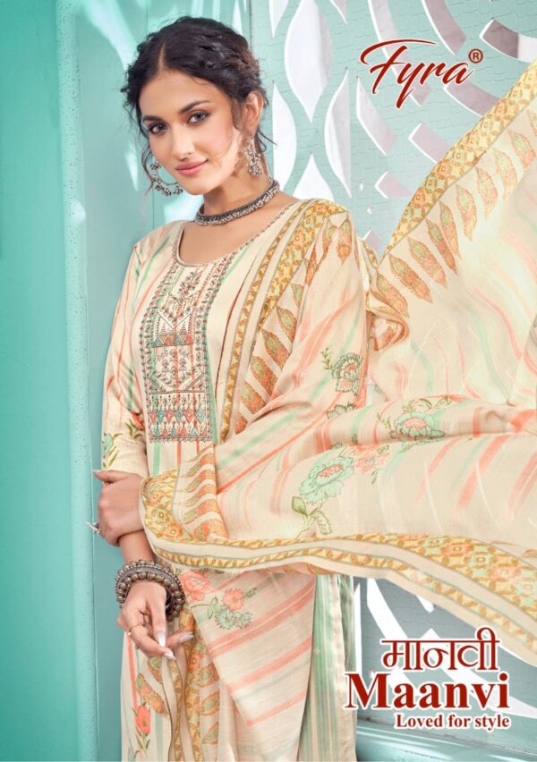 FYRA MAANVI 924 COTTON PRINTED SUITS