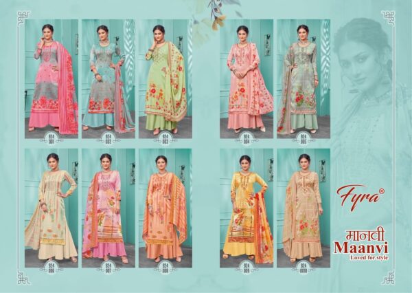 FYRA MAANVI 924 COTTON PRINTED SUITS