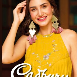 Zaveri Cadbury Beautiful Georgette Gowns Gowns.