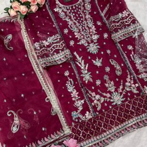 Ziaaz Designs Noor Pine Fancy Pakistani Suits