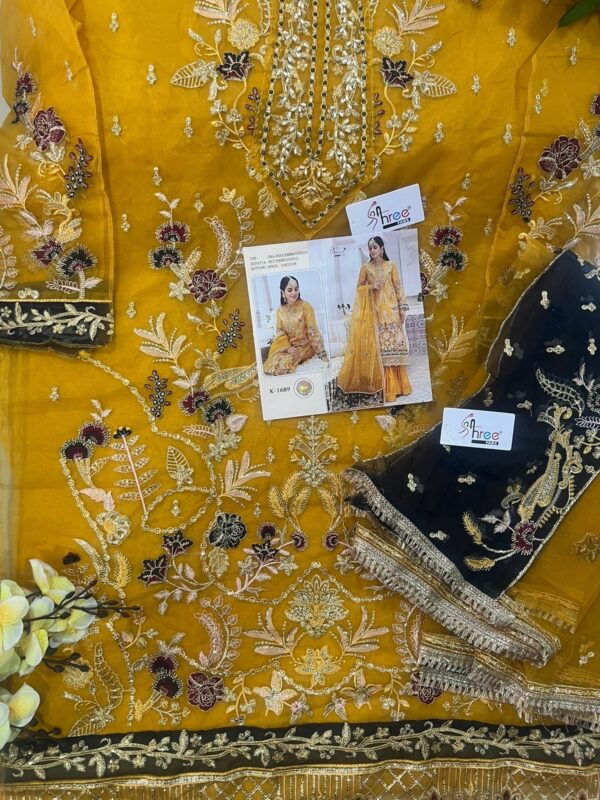 Shree Fab K 1689 Organza Pakistani Suits Wholesale