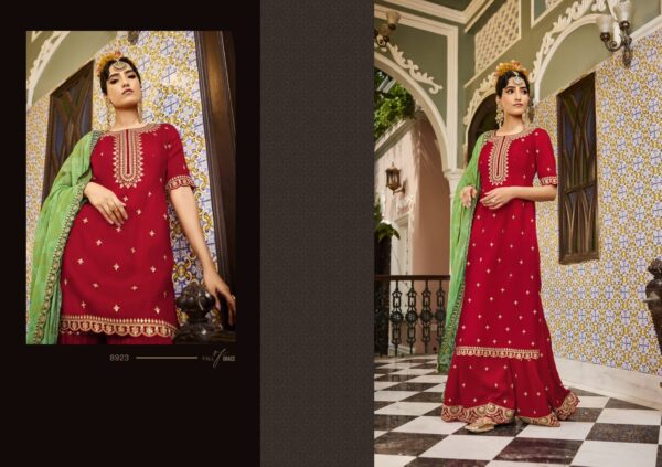 HEER NOHREEN SHARARA BANDHANI SALWAR SUITS BY KIMORA