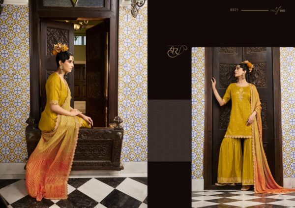 HEER NOHREEN SHARARA BANDHANI SALWAR SUITS BY KIMORA