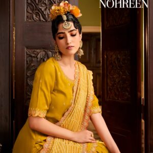 HEER NOHREEN SHARARA BANDHANI SALWAR SUITS BY KIMORA