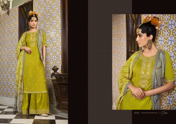 HEER NOHREEN SHARARA BANDHANI SALWAR SUITS BY KIMORA