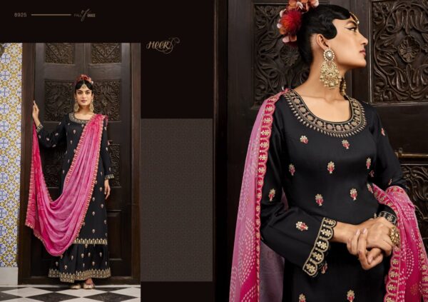 HEER NOHREEN SHARARA BANDHANI SALWAR SUITS BY KIMORA