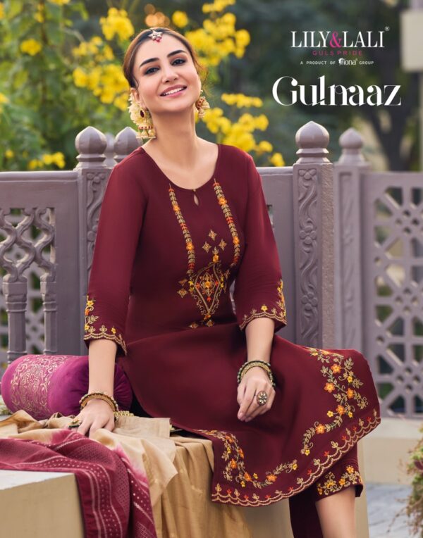 LILY & LALI GULNAAZ KURTI PANT WITH DUPATTA EXCLUSIVE COLLECTION 2023