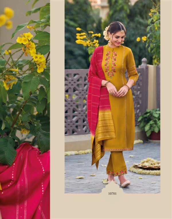 LILY & LALI GULNAAZ KURTI PANT WITH DUPATTA EXCLUSIVE COLLECTION 2023