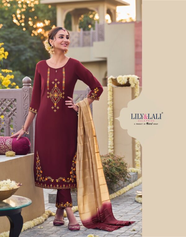 LILY & LALI GULNAAZ KURTI PANT WITH DUPATTA EXCLUSIVE COLLECTION 2023