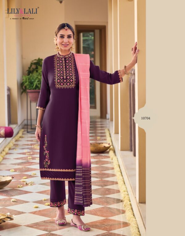 LILY & LALI GULNAAZ KURTI PANT WITH DUPATTA EXCLUSIVE COLLECTION 2023