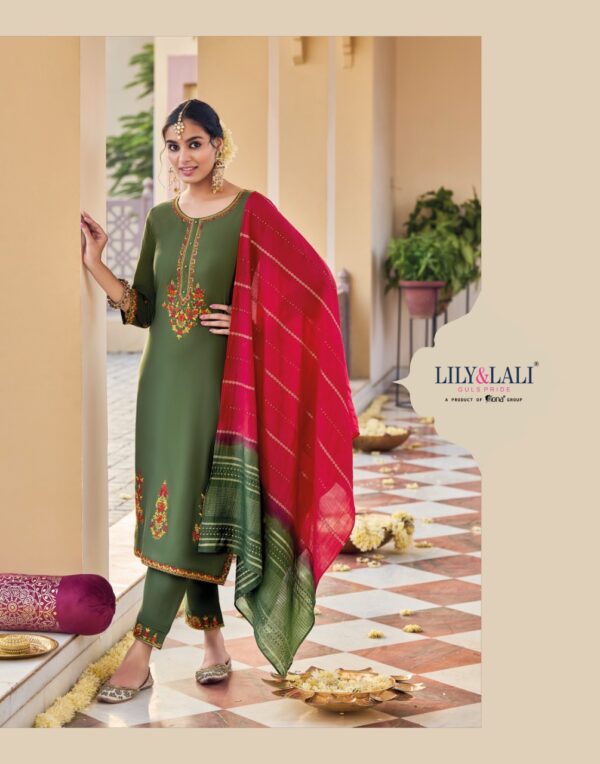 LILY & LALI GULNAAZ KURTI PANT WITH DUPATTA EXCLUSIVE COLLECTION 2023