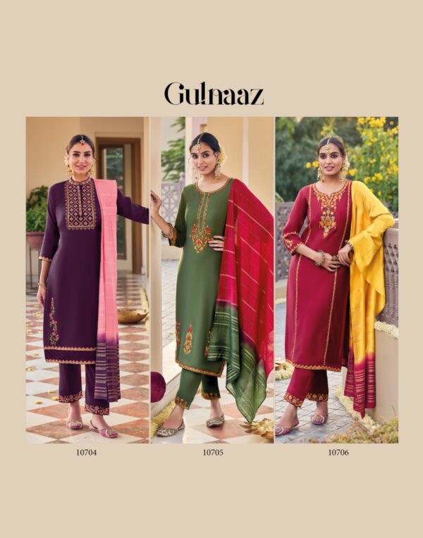 LILY & LALI GULNAAZ KURTI PANT WITH DUPATTA EXCLUSIVE COLLECTION 2023