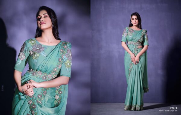 MAHOTSAV MOHMANTHAN ROYAL ALANNAH DESIGNER SAREE WHOLESALE