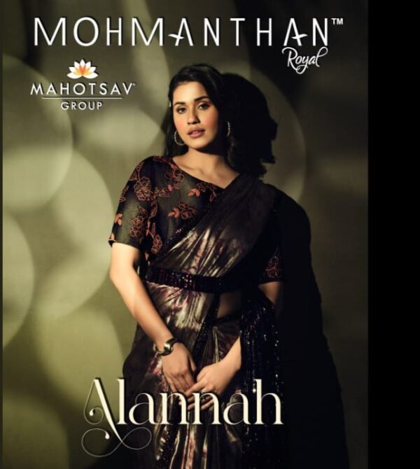 MAHOTSAV MOHMANTHAN ROYAL ALANNAH DESIGNER SAREE WHOLESALE