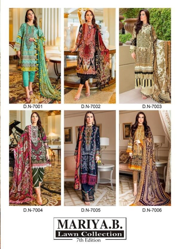 MARIYA B LAWN COLLECTION VOL 7 LAWN KARACHI SUITS SURAT