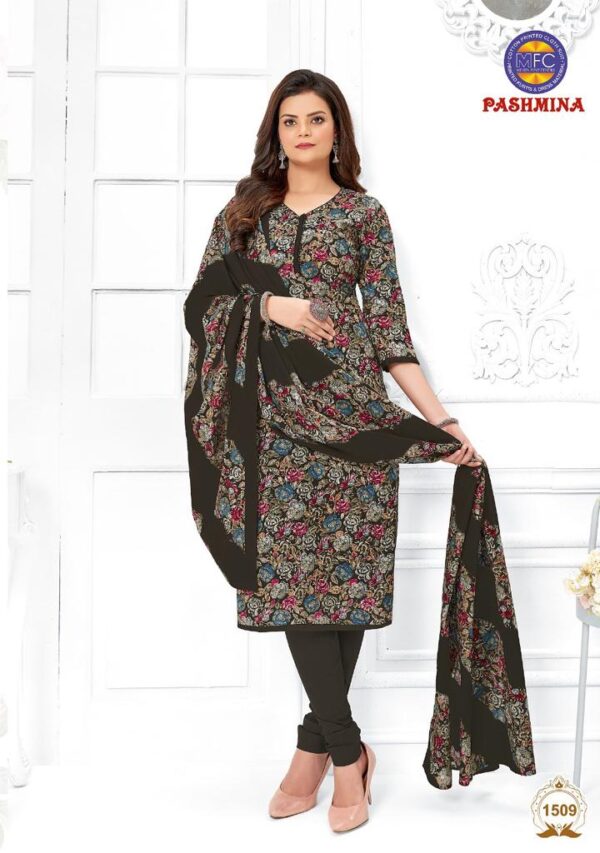 MFC PASHMINA VOL 15 HEAVY COTTON PRINTED SUITS WHOLESALE
