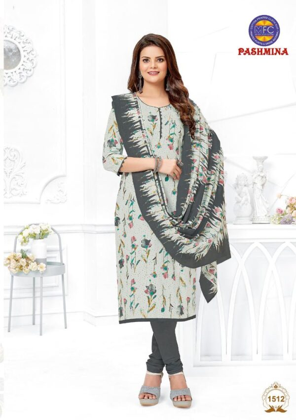 MFC PASHMINA VOL 15 HEAVY COTTON PRINTED SUITS WHOLESALE