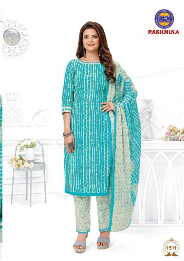 MFC PASHMINA VOL 15 HEAVY COTTON PRINTED SUITS WHOLESALE