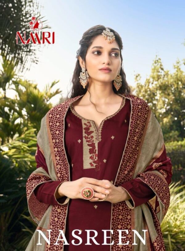 NAARI NASREEN PARAMPARA SILK SALWAR SUITS CATALOG
