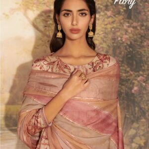 OM TEX FLORY COTTON SATIN DIGITAL PRINTED SUITS