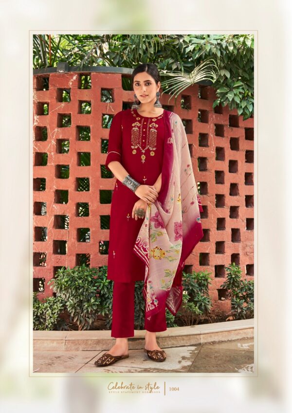 PARRA STUDIO NIHARIKA KURTI PANT DUPATTA LATEST CATALOGUE