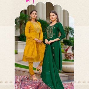 PSYNA GULSHAN KURTI PANT WITH DUPATTA