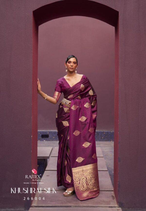 RAJTEX KHUSHRAT SILK SATIN SILK SAREES WHOLESALER SURAT