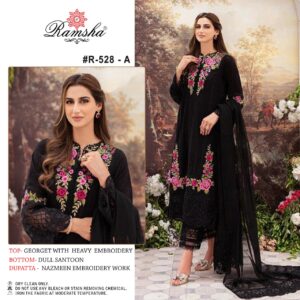 RAMSHA FASHION R 528 A PAKISTANI SUIT MANUFACTURER