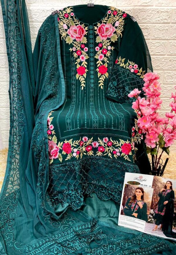 RAMSHA FASHION R 528 D PAKISTANI SUIT MANUFACTURER