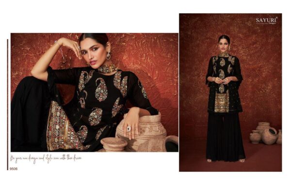 SAYURI DESIGNER DAISY GEORGETTE SUITS LATEST CATALOG