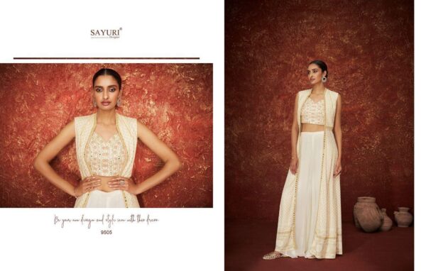SAYURI DESIGNER DAISY GEORGETTE SUITS LATEST CATALOG
