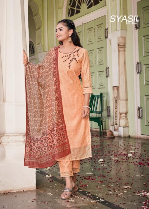 SYASII HANDICRAFT VOL 1 KURTI PANT WITH DUPATTA