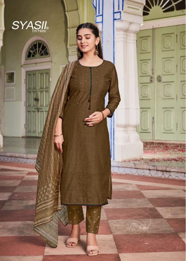 SYASII HANDICRAFT VOL 1 KURTI PANT WITH DUPATTA